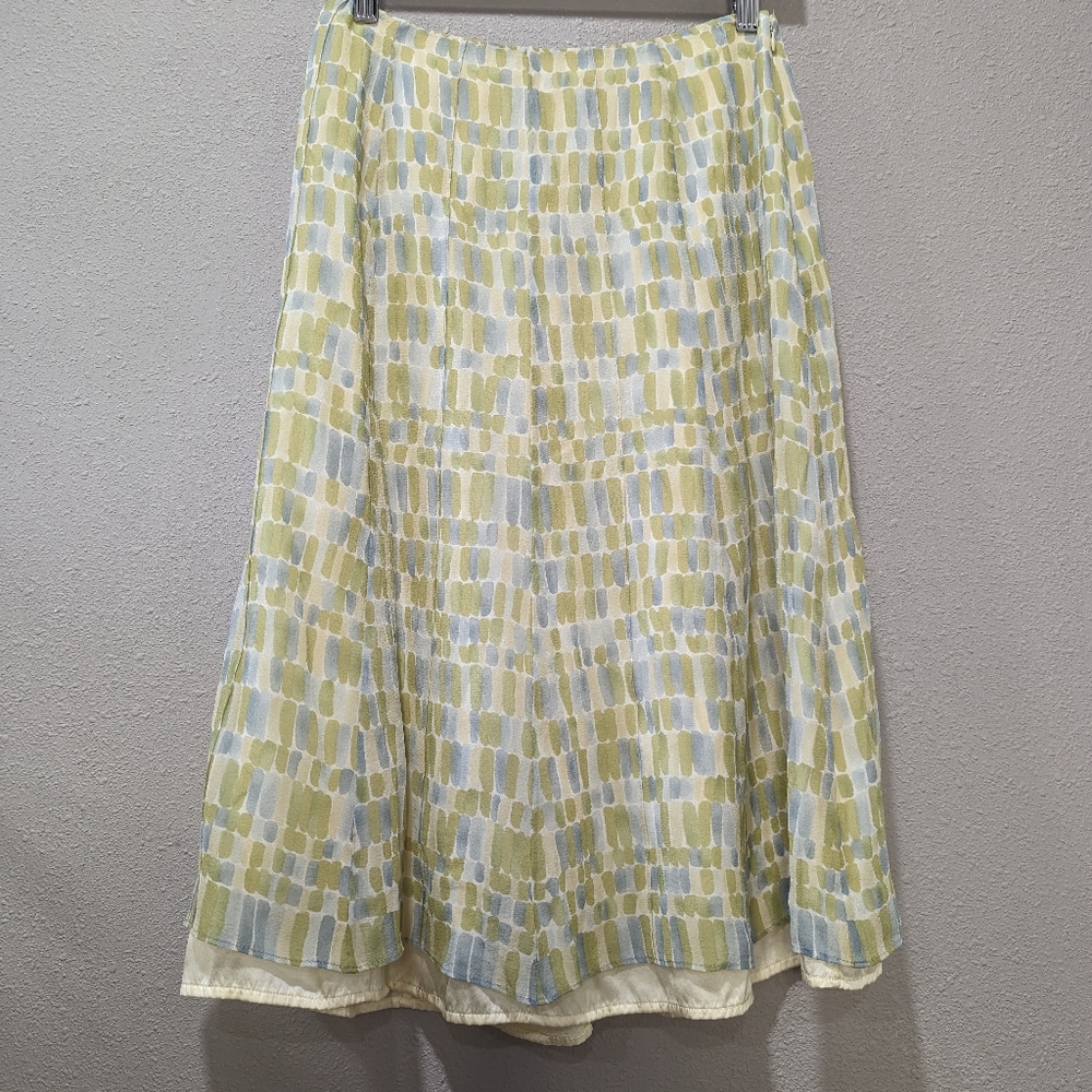100% silk Talbot's skirt